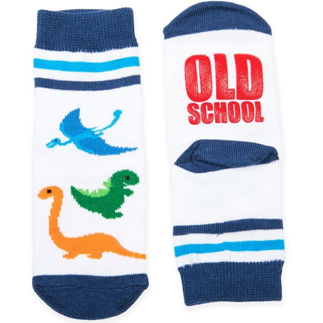 Old School Happy Feet Baby Socks