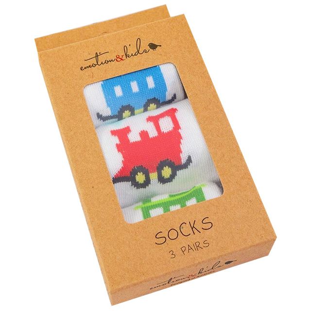 Puffing Billy Train Cotton Baby Socks