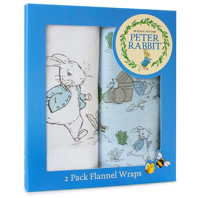 Blue Peter Rabbit 3 Pack Baby Face Washers